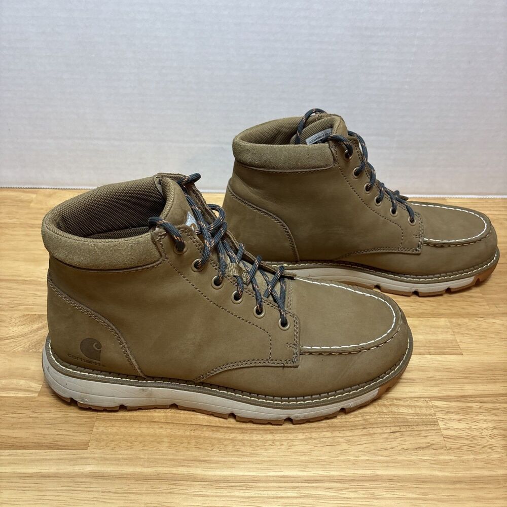 Carhartt Millbrook Moc Toe FM5012-M Soft Toe Men's Size 9.5 M Lace 5” Work Boot - Picture 8 of 12